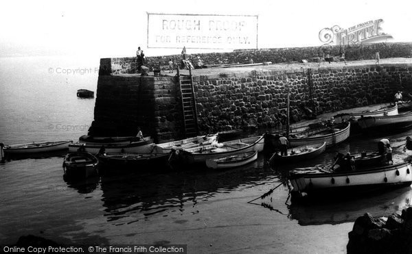 Photo of Coverack, The Harbour c.1960