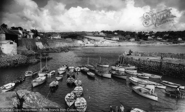 Photo of Coverack, The Harbour c.1960