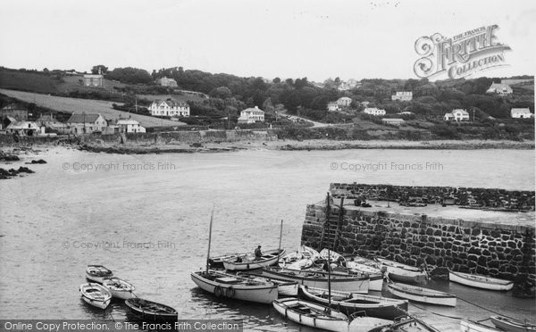 Photo of Coverack, View From The Harbour c.1960