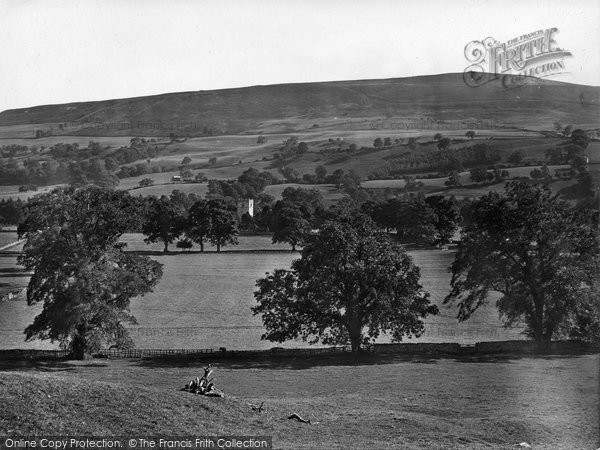 Photo of Coverham, View Towards Church 1926