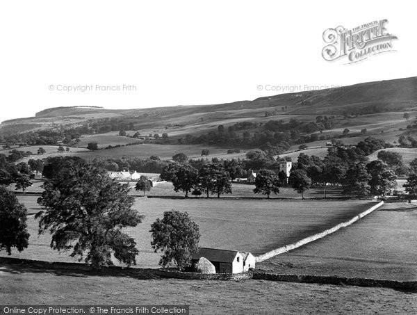 Photo of Coverham, View Towards Church 1926