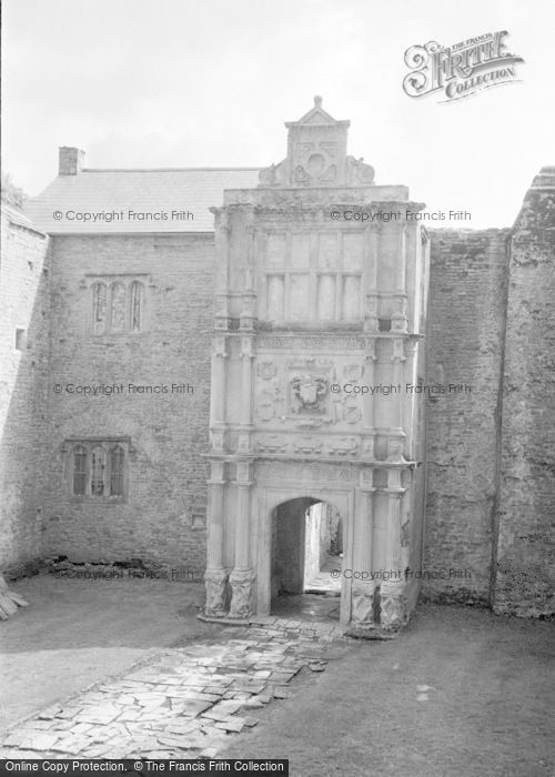 Photo of Cowbridge, Beaupre Castle, The Inner Porch 1960