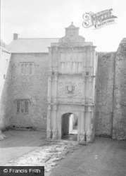 Beaupre Castle, The Inner Porch 1960, Cowbridge