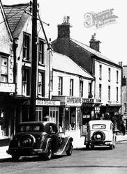Cars And Shops, High Street 1949, Cowbridge