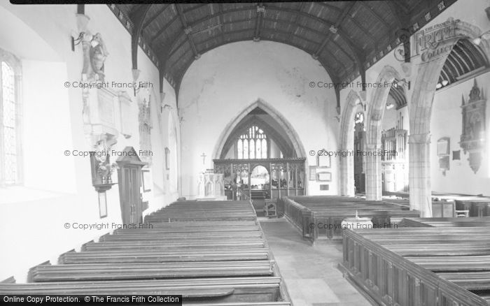 Photo of Cowbridge, The Church Interior 1955