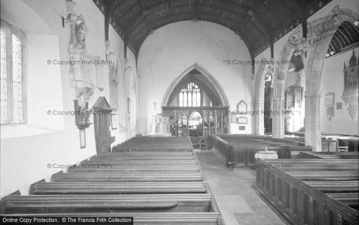 Photo of Cowbridge, The Church Interior 1955