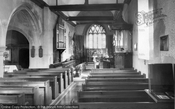 Photo of Cowden, Church Interior c.1955
