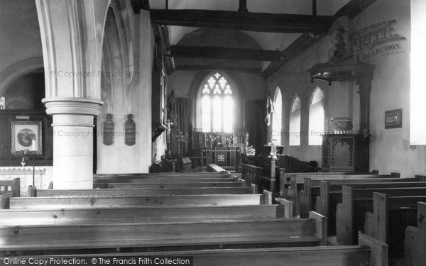 Photo of Cowden, Church Interior c.1955