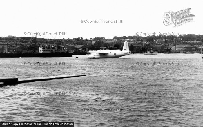 Photo of Cowes, A Flying Boat c.1955