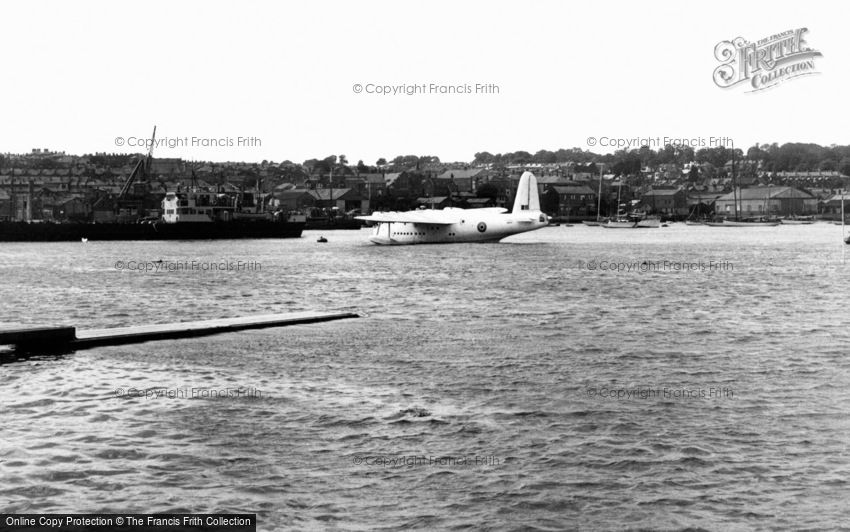 Cowes, a Flying Boat c1955
