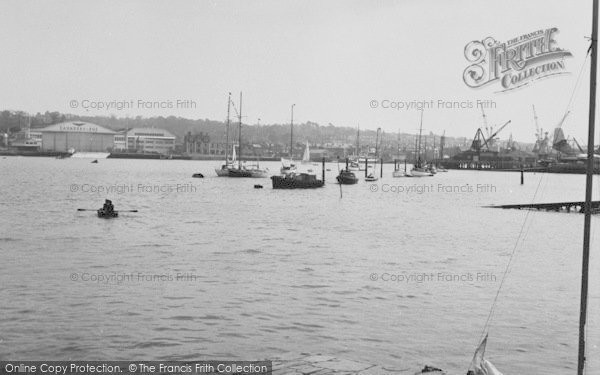 Photo of Cowes, Harbour c.1955