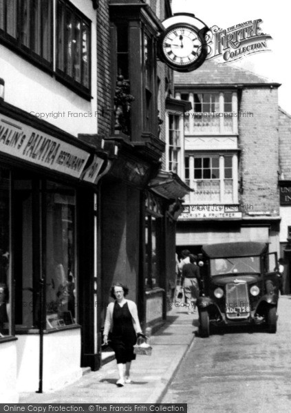 Photo of Cowes, Shopping On The High Street c.1955