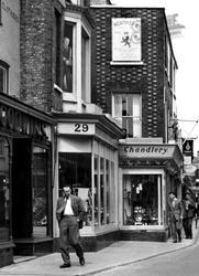 Shops On The High Street c.1955, Cowes