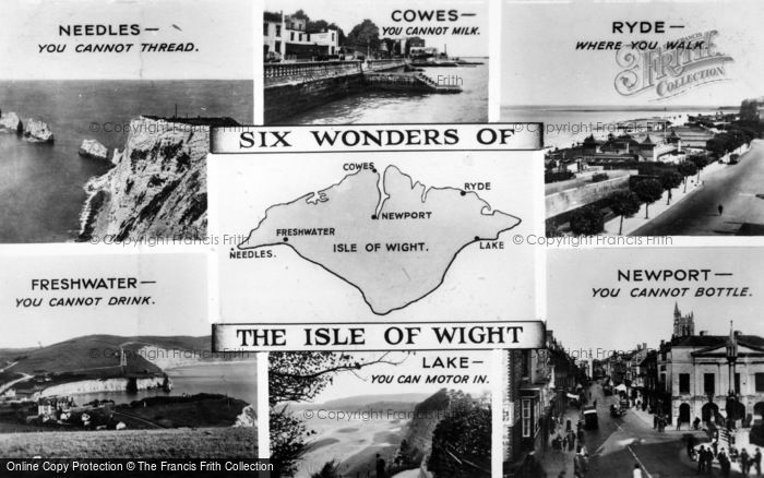 Photo of Cowes, Six Wonders Of The Isle Of Wight c.1935