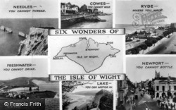 Six Wonders Of The Isle Of Wight c.1935, Cowes