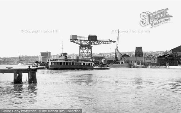 Photo of Cowes, The Dockyard c.1955