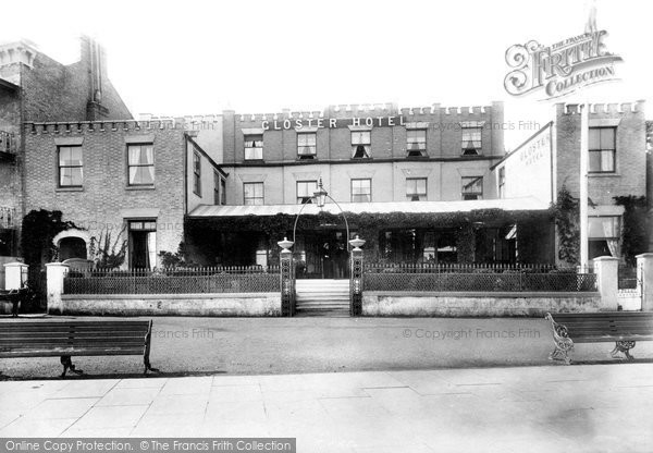Photo of Cowes, The Gloster Hotel 1897