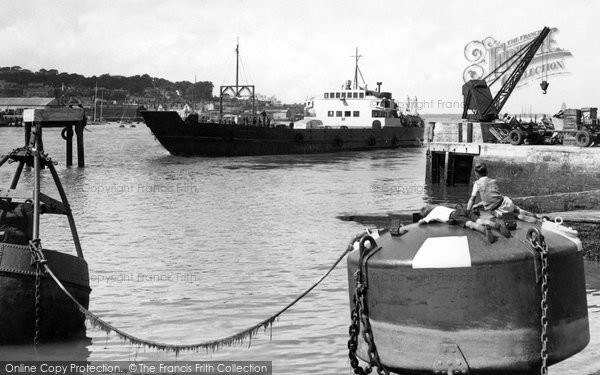 Photo of Cowes, The Harbour c.1955