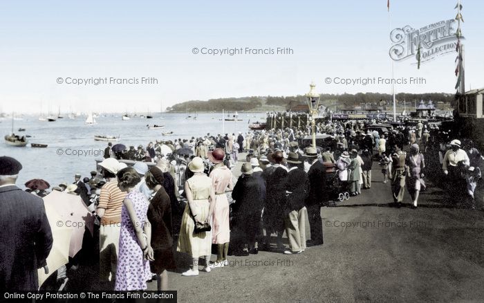 Photo of Cowes, Watching The Racing 1933