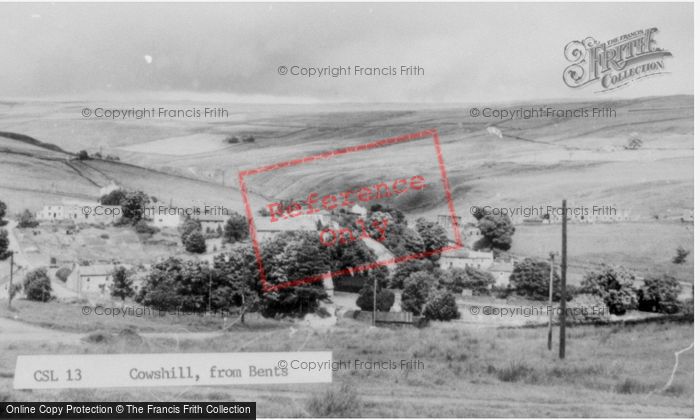 Photo of Cowshill, From Bents c.1955