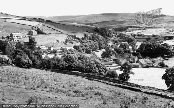 Photo of Cowshill, From The War Memorial c.1955