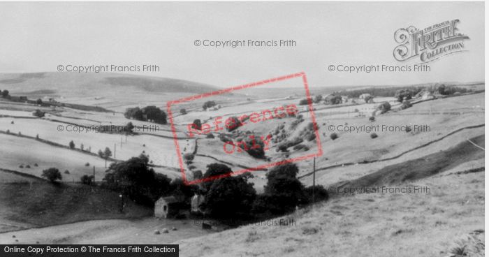 Photo of Cowshill, Lanehead From Copt Hill c.1955