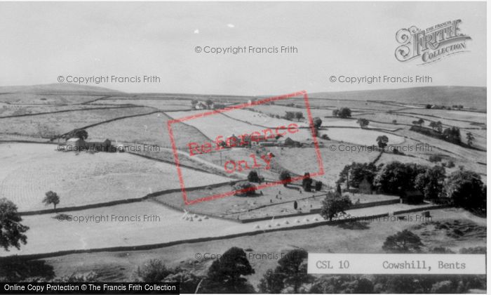 Photo of Cowshill, The View Towards Bents c.1955