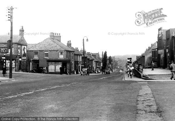 Photo of Coxhoe, The Cross Roads 1951