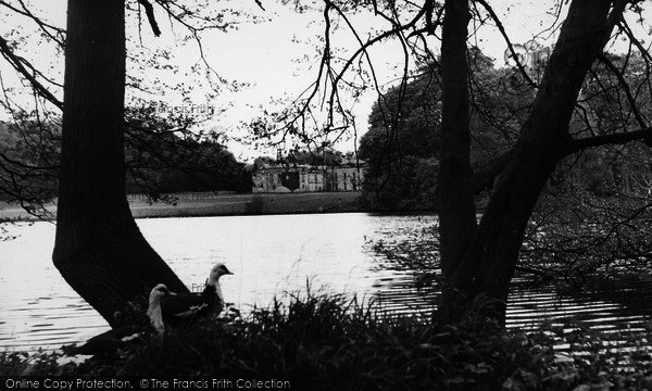 Photo of Coxwold, Newburgh Priory, The Lake c.1955