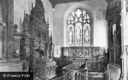 St Michael's Church, Interior c.1960, Coxwold