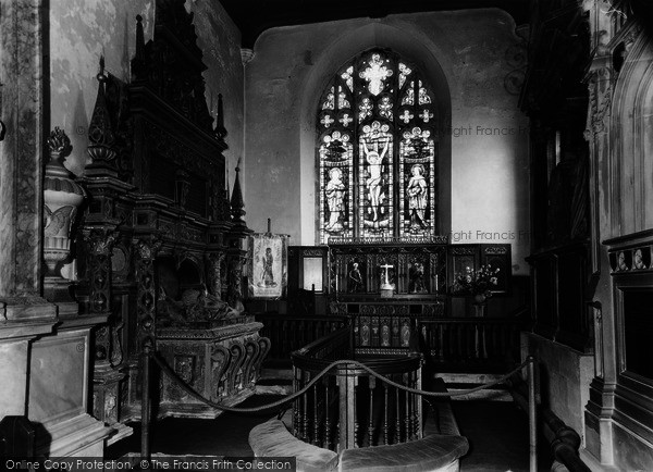 Photo of Coxwold, The Church, Interior c.1960