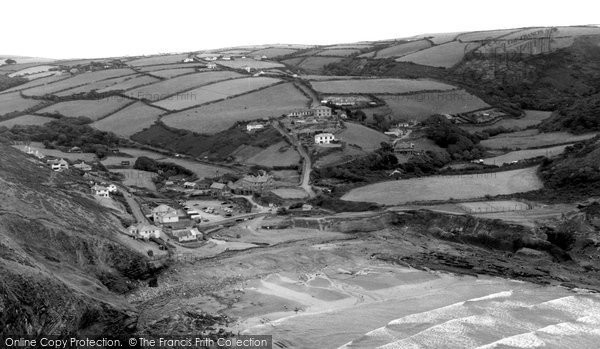 Photo of Crackington Haven, From Pencannow 1957