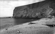 Crackington Haven, the Beach 1958