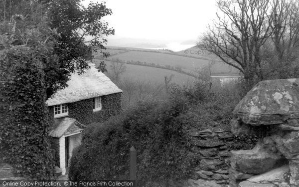 Photo of Crafthole, View From Village Street c.1935