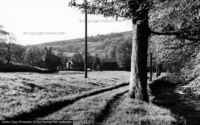 Photo of Cragg Vale, River Walk c.1955