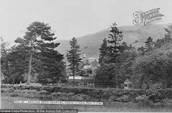 Photo of Craig Y Nos, Adelina Patti Hospital c.1955