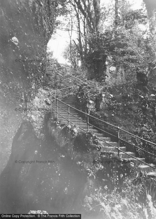 Photo of Craigmore, 'glendermott', The Rockery Steps c.1955