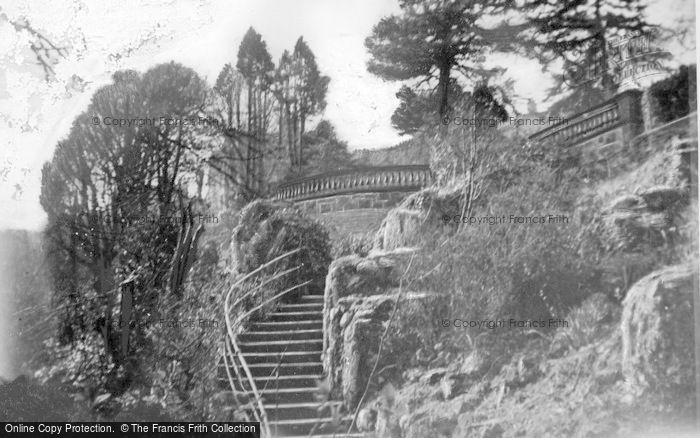 Photo of Craigmore, 'glendermott', The Top Of Rockery Steps c.1955