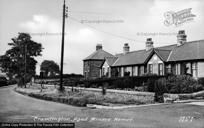 Photo of Cramlington, Aged Miners' Homes c.1955