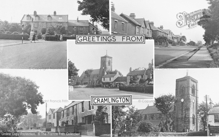 Photo of Cramlington, Composite c.1955