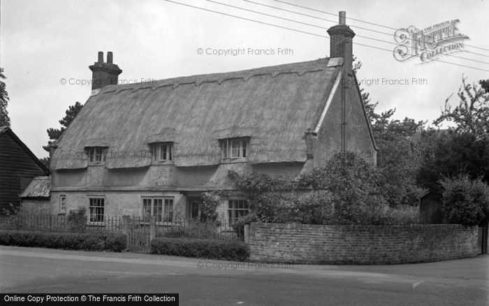 Photo of Cranborne, A Thatched Cottage 1954