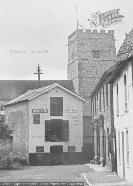Photo of Cranborne, Church And Village 1954
