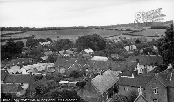 Photo of Cranborne, From The Church Tower 1954