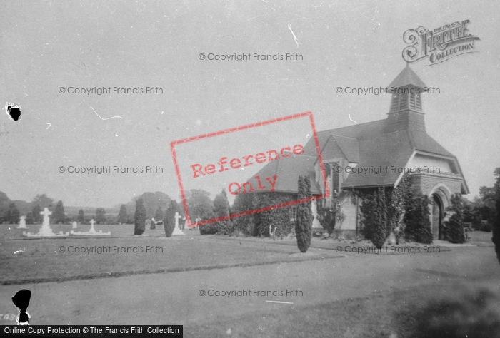 Photo of Cranbrook, Cemetery And Chapel 1913