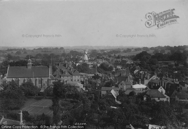 Photo of Cranbrook, From Church 1908