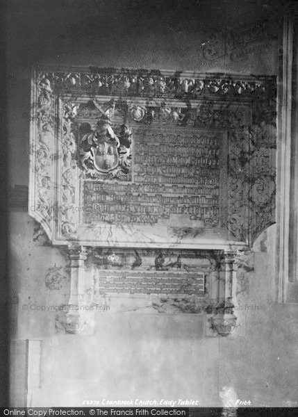 Photo of Cranbrook, St Dunstan's Church, The Eddy Tablet 1906