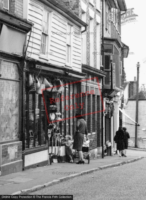 Photo of Cranbrook, Stone Street, Window Shopping c.1960