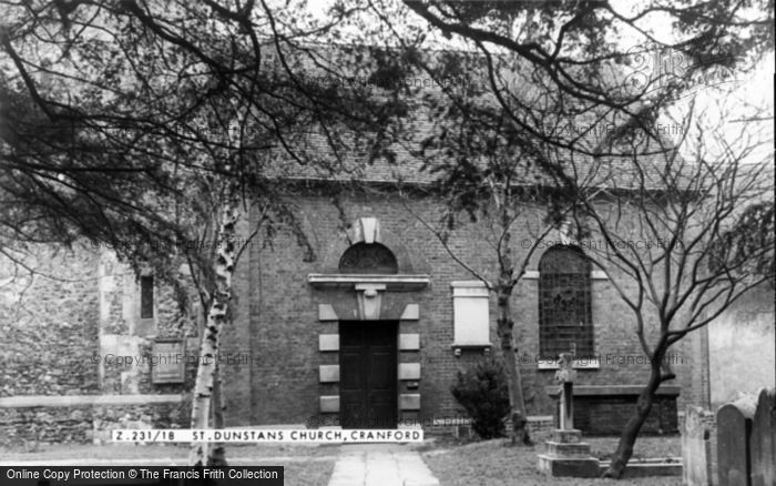 Photo of Cranford, St Dunstan's Church c.1965