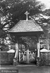 The Lychgate, St Dunstan's Church c.1960 , Cranford