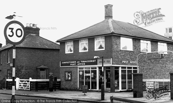 Photo of Cranford, The Post Office, High Street c.1965